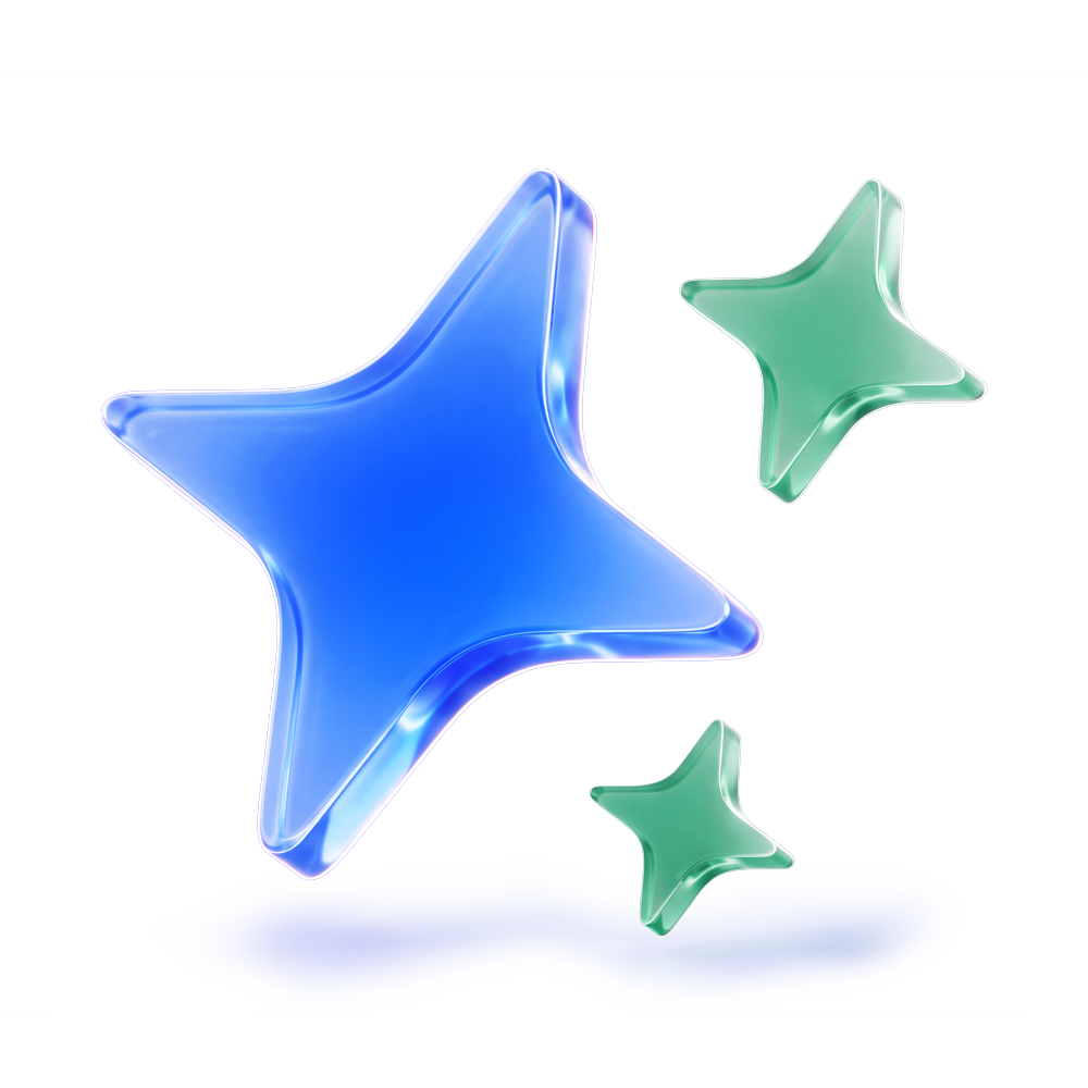 logo with sparkle graphic