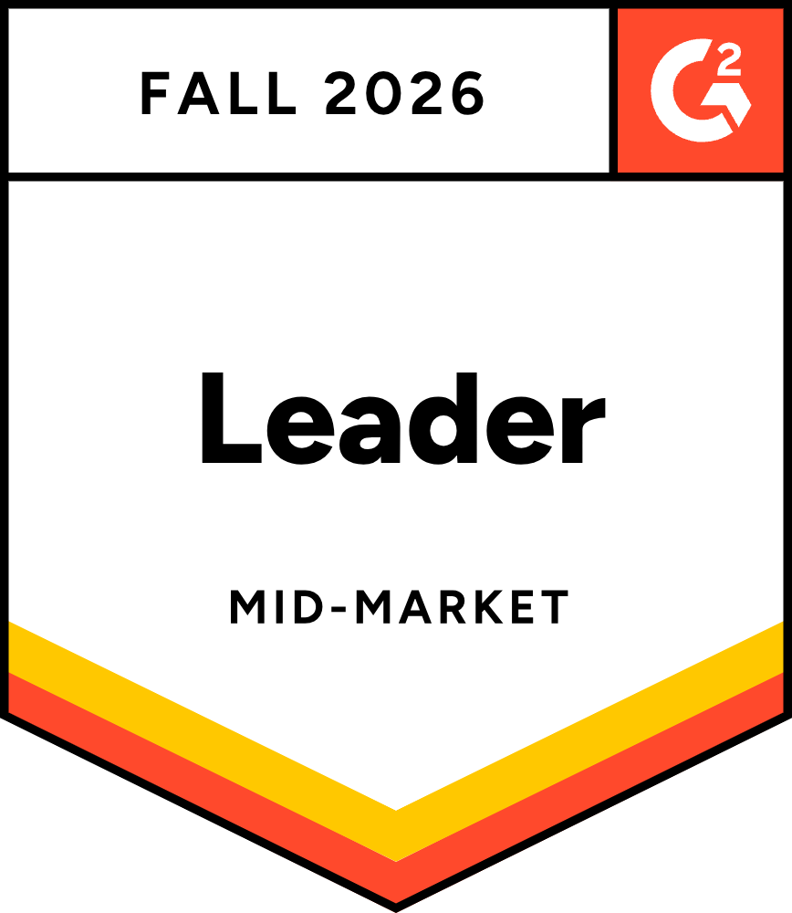 Leader Mid Market G2 Badge